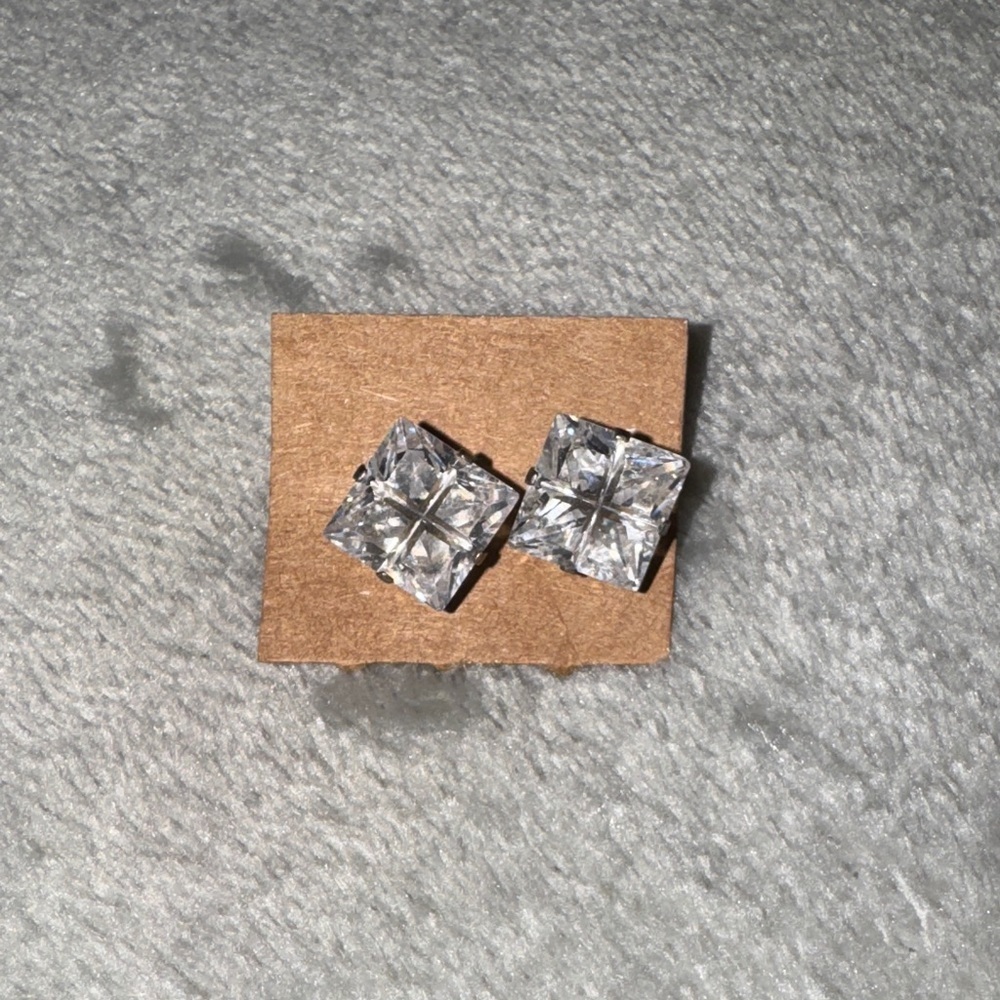 Elegant Silver Stud Earrings